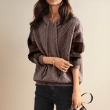 Julie | Cable Knit Hoodie
