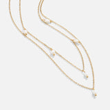 Tania – Layered Gold Necklace with Modern Links