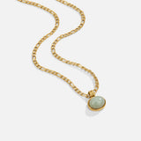Clara – Necklace with Structured Pendant