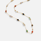 Hélmina – Gold-colored chain with enamel details