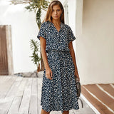 Faelina | Leopard-Print Top & Skirt Set