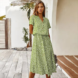 Faelina | Leopard-Print Top & Skirt Set