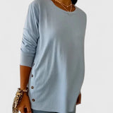 Manon | Elegant Crew Neck Top