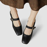 Daniela | Black Pointed-Toe Pumps
