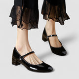 Noelle | Black Patent Mary Janes