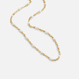 Sabine – Gold choker with mini beads