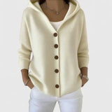 Rose | Mint Hooded Button Cardigan