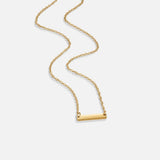 Ursule – Gold Necklace with Asymmetrical Shape