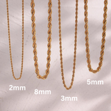 Hélène – Gold necklace with dotted decoration