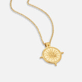 Anne – Geometric gold chain with crafted structure
