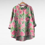Thérèse | Print Blouse