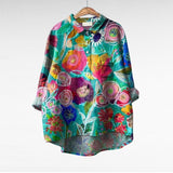Thérèse | Print Blouse