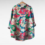 Thérèse | Print Blouse