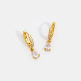 Madeleine – Silver Earrings with Open Circle